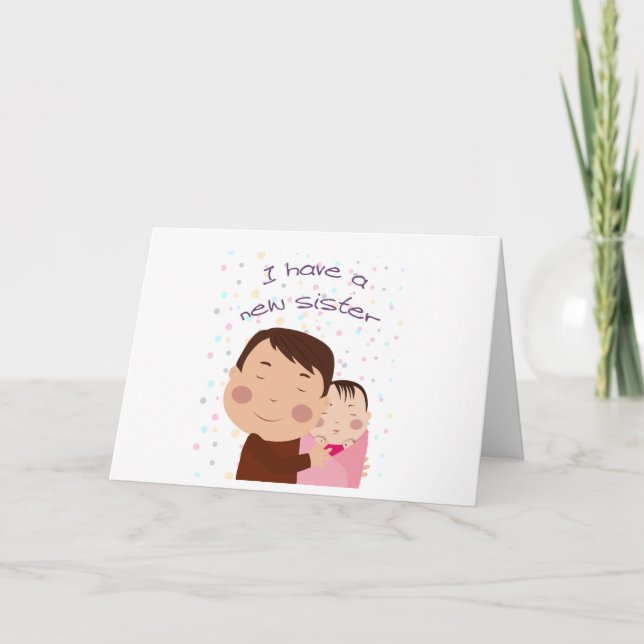 i have a new sister card (Front)