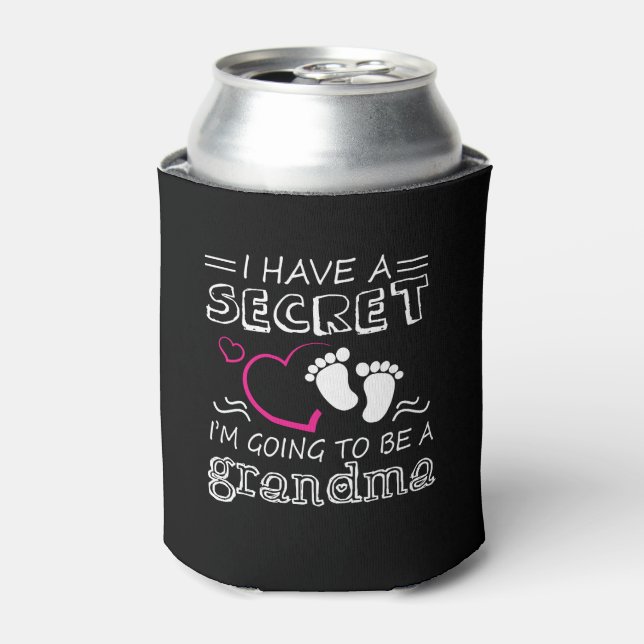I Have A Secret Im Going To Be A Grandma Can Cooler (Can Front)