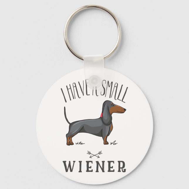 I have a small wiener keychain (Front)