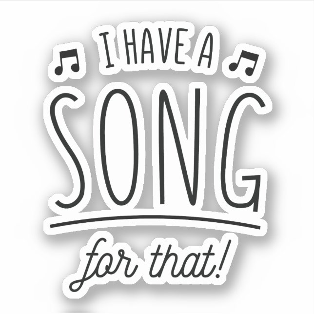 I HAVE A SONG FOR THAT  (Front)