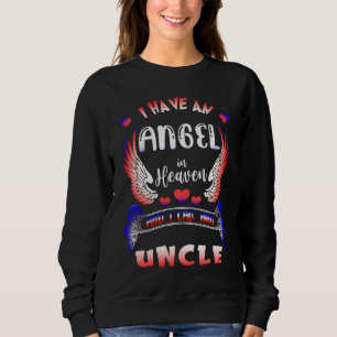 I Have An Angel In Heaven I Call Him My Uncle Memo Sweatshirt