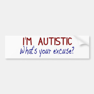I Have Autism Bumper Sticker