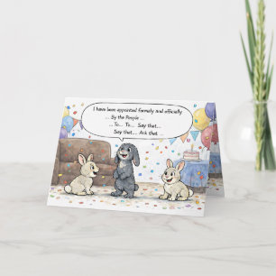 I have been appointed officially to... Card