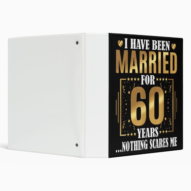 I Have Been Married for 60 Years  60th Wedding Binder (Background)