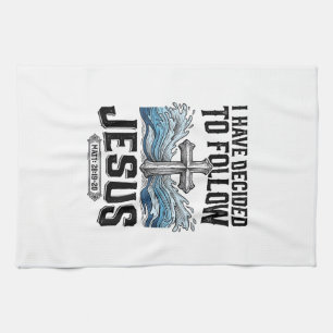 I Have Decided To Follow Jesus Vintage Shirt Kitchen Towel