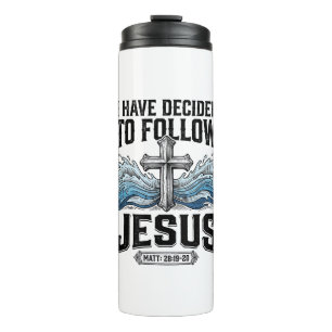 I Have Decided To Follow Jesus Vintage Shirt Thermal Tumbler