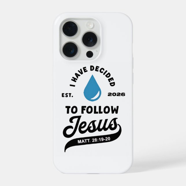 I have decided to follow JesusChristian Phone Case (Back)