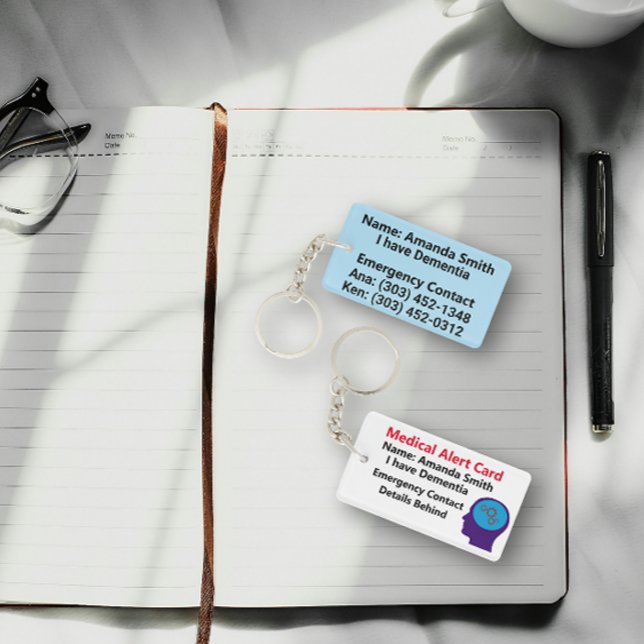 I have Dementia Medical Alert Keychain (Creator Uploaded)