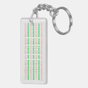 I have Depression_ Neon Keychain