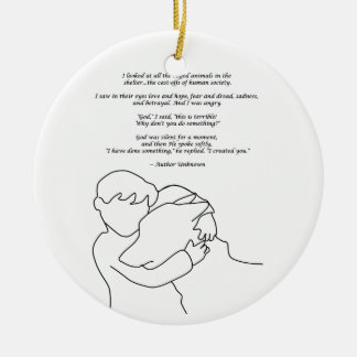 I Have Done Something Ceramic Ornament
