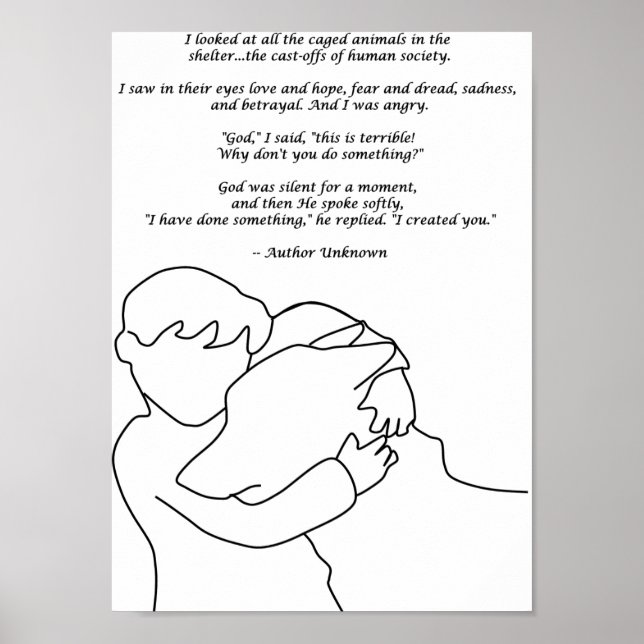 I Have Done Something Poem Poster (Front)