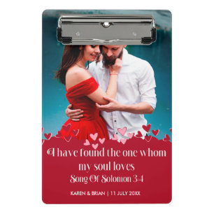I Have Found The One My Soul Loves  Mini Clipboard
