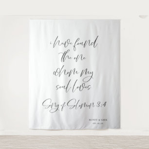 I Have Found the One Wedding backdrop banner Tapestry