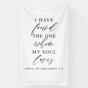 I Have Found the One Wedding Backdrop Decor Banner