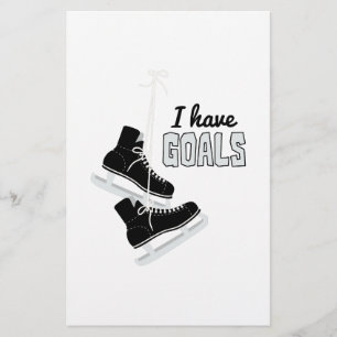 I Have Goals Stationery