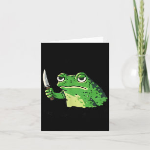 I Have Had About Enough Impatient Frog Meme Humour Card