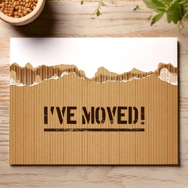I have moved new address moving announcement card (Creator Uploaded)