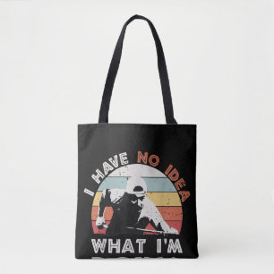 I Have No Idea What I'm Doing billiards Tote Bag