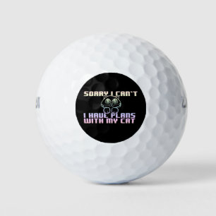I have planes with my cat golf balls