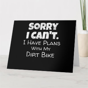 I Have Plans With My Dirt Bike Gift Card