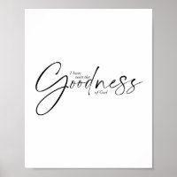I Have Seen the Goodness of God Dual Fonts