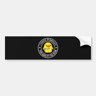 I Have Stability Ability To Stab Funny Bumper Sticker