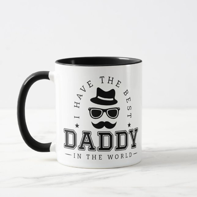 "I Have The Best Daddy In The World" Mug (Gauche)