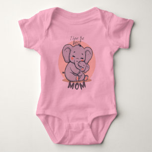 I Have the Best MOM – Pink Infant Creeper