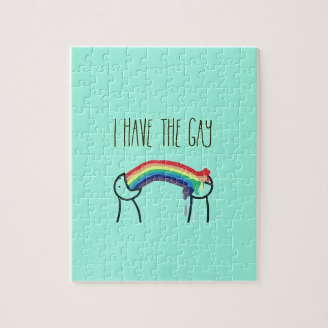 I have the gay meme jigsaw puzzle (Vertical)