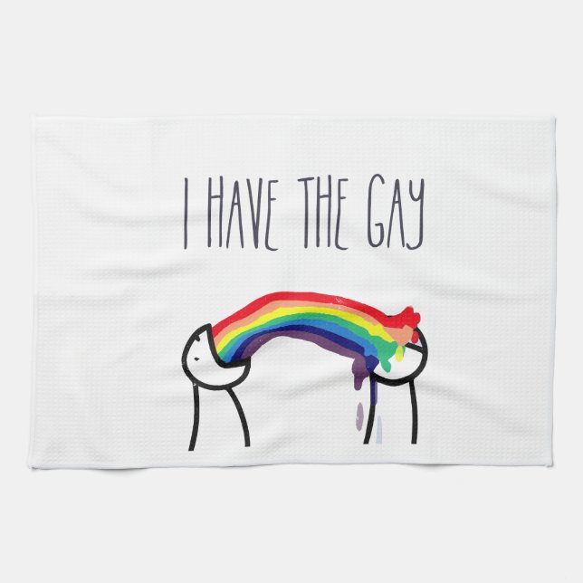 I have the gay meme kitchen towel (Horizontal)