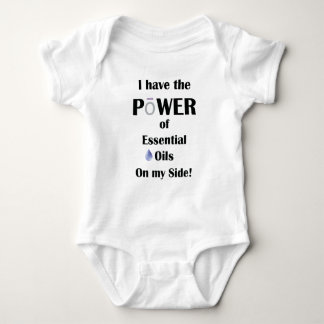 I have the Power of Essential Oils on My Side Baby Bodysuit