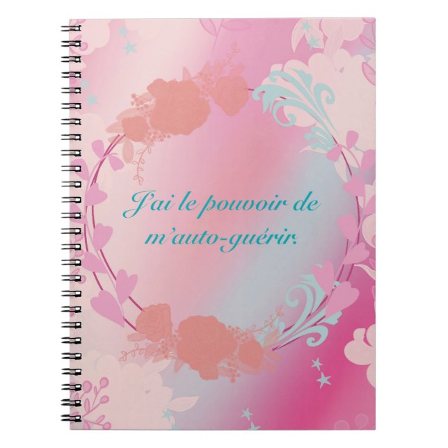 I have the power to heal myself notebook (Front)