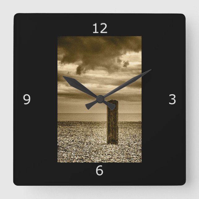 I Have Time Square Wall Clock (Front)