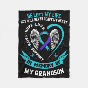 I Have Time To Listen Mental Health Month Suicide Fleece Blanket