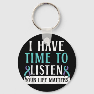 I Have Time To Listen Your Life S Mental Health _2 Keychain