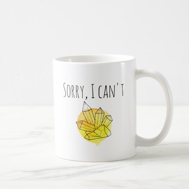 I Have To Charge My Crystals Modern Coffee Mug (Right)