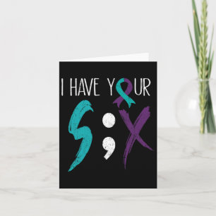 I Have Your Six Military Suicide Prevention Awaren Card