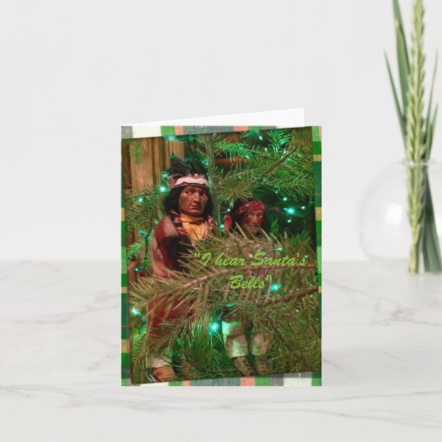 "I hear Santa's Bells" Note Card (Front)