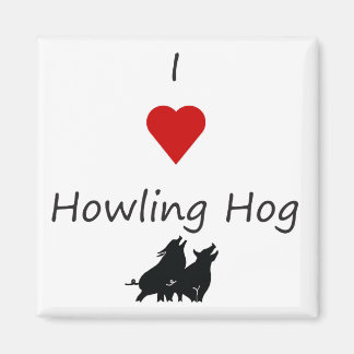 I Hearling Howling Hog Barbecue Frigo Magnet