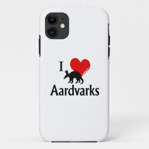 I Heart Aardvarks iPhone 11 Case