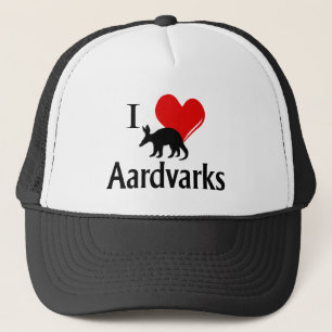 I Heart Aardvarks Trucker Hat