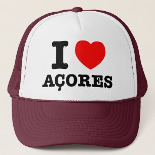 I heart Acores Trucker Hat