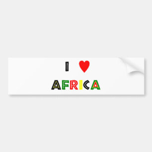 "I Heart Africa" bumper sticker