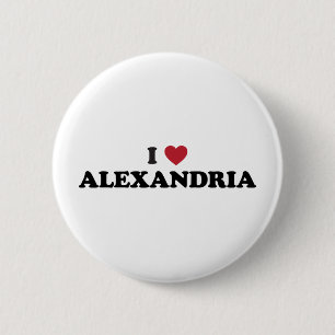 I Heart Alexandria Egypt 2 Inch Round Button