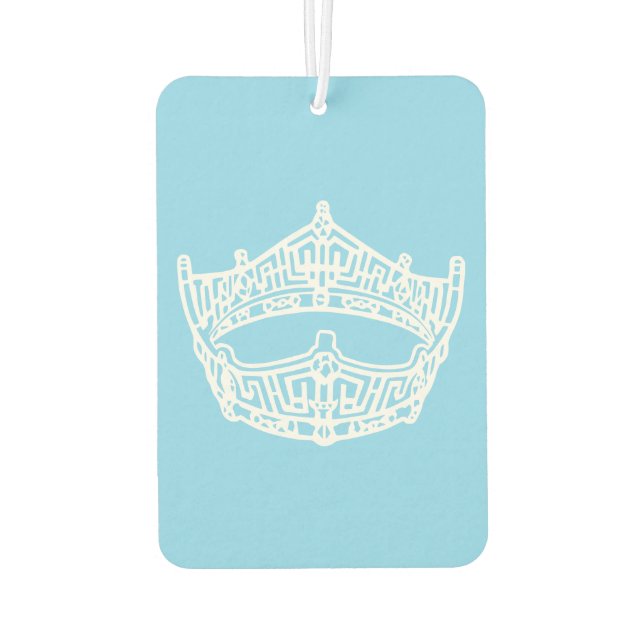 I Heart American Pageant Iconic Crown  Air Freshener (Back)