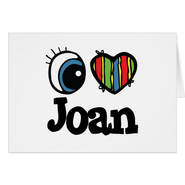 I Heart (Amour) Joan (Devant horizontal)