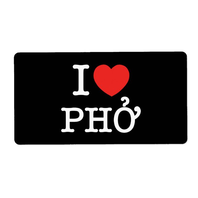I Heart (Amour) Pho (Devant)