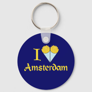 I Heart Amsterdam Keychain