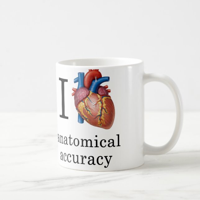 I Heart Anatomical Accuracy Mug (Right)