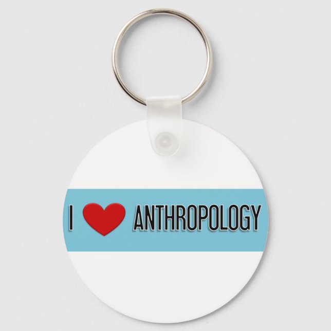 I heart Anthropology Keychain (Front)